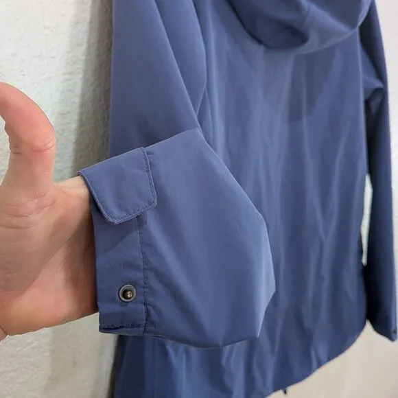 Helly Hansen Womens Rain Jacket Small Blue Waterproof Windproof Helly Tech - Picture 4 of 12